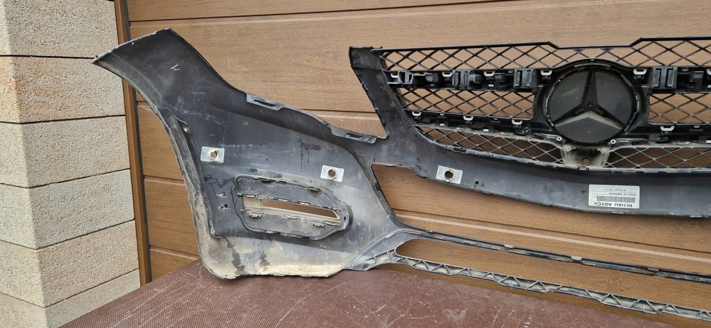 фото №8, Mercedes glk w204 lift 12- бампер перед передній решітка радіатора