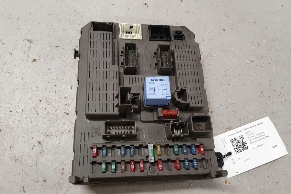 фото №1, Модуль комфорту citroën c5 ii rc_ 9647448280 2.2l дизель 2001