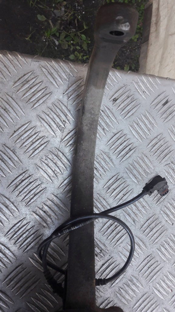 фото №4, Поворотний кулак ступиця ліва перед w220 lift комплектна abs