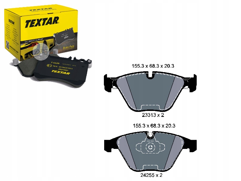 фото №10, Textar гальмівні колодки + датчик перед bmw 3 e90 e91 e92