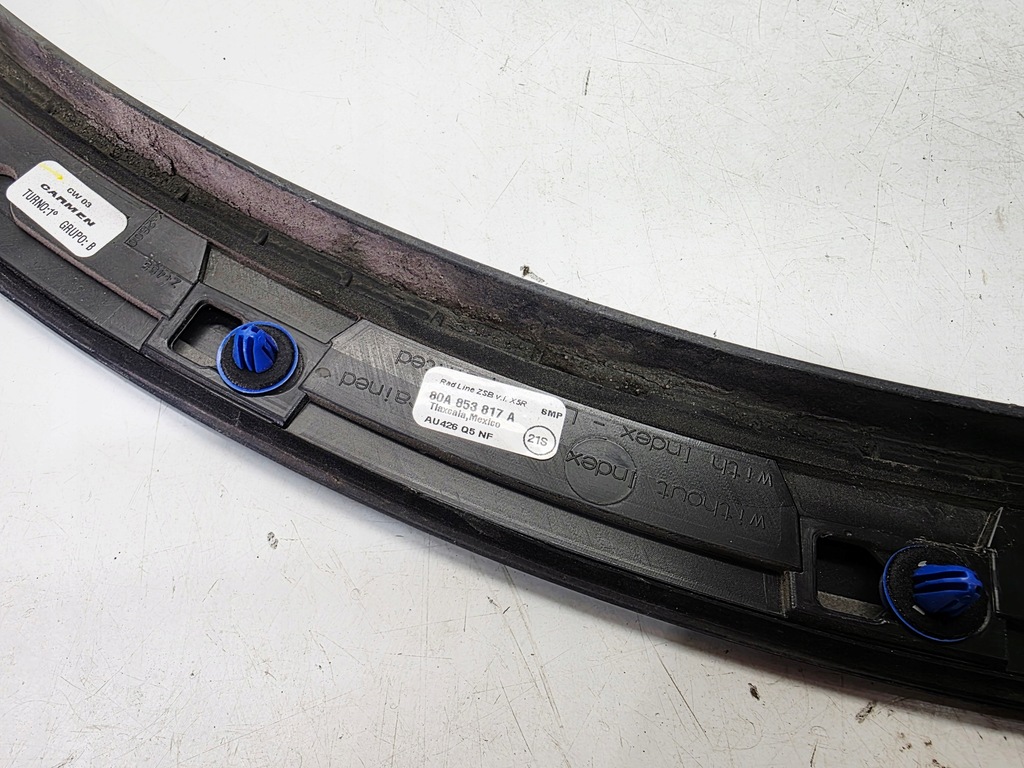 фото №6, Молдинг с крыла накладка левый задняя audi q5 fy 80a853817a lx5r