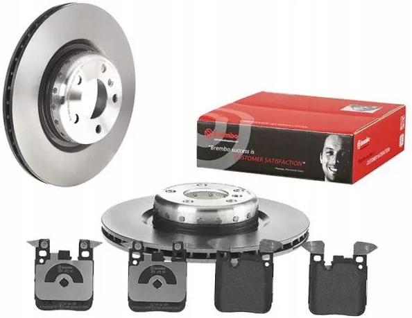 фото №1, Brembo тормозные диски+ тормозные колодки задняя bmw 2 f22 f23 345mm
