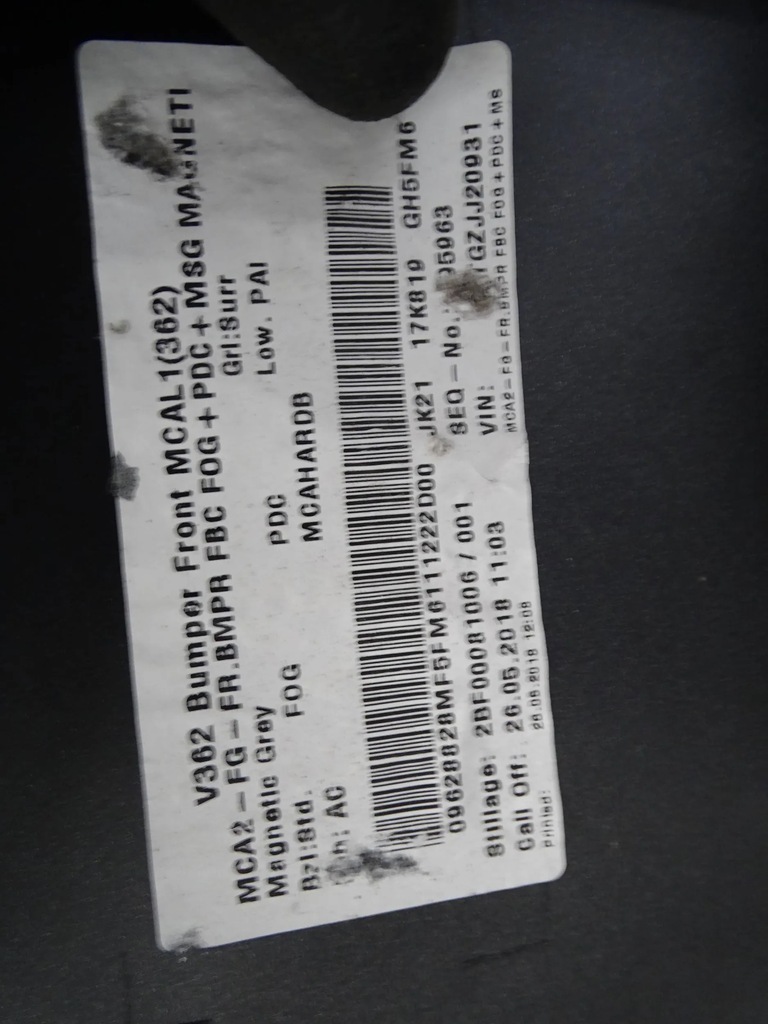 фото №11, Бампер перед ford transit custom lift 19-