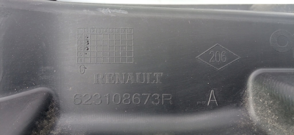 Renault trafic iii 3 14- решётка радиатора решётка решётка радиатора бампера перед 623108673r Доставка