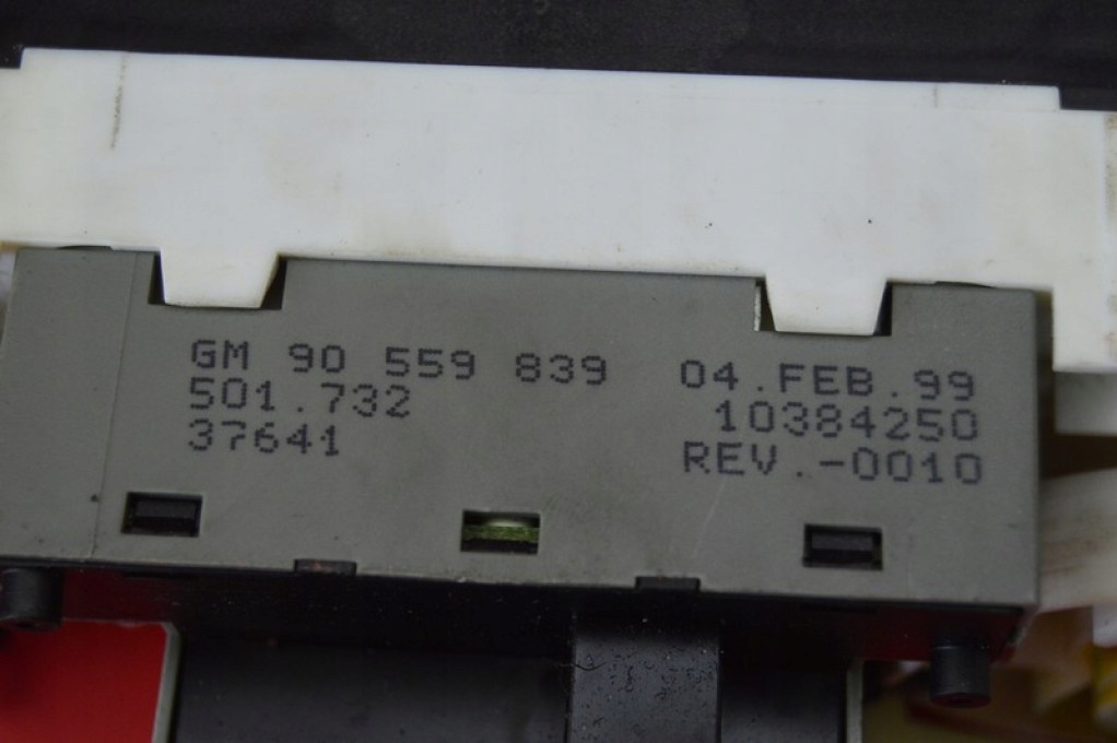 фото №8, Панель управление обдув кондиционер 90559881 opel zafira a 99-03