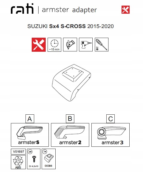 фото №9, Підлокітник armster 3 suzuki sx4 s-cross 2015-20