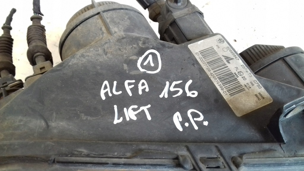 фото №6, Лампа правий перед передня 60695647 alfa romeo 156 lift 03-06