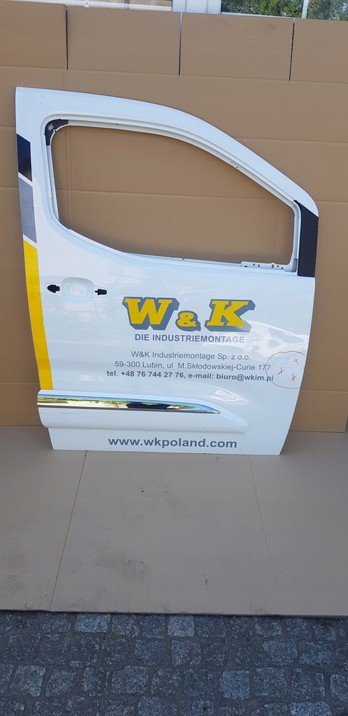 фото №1, Berlingo iv partner rifter дверь передние правое