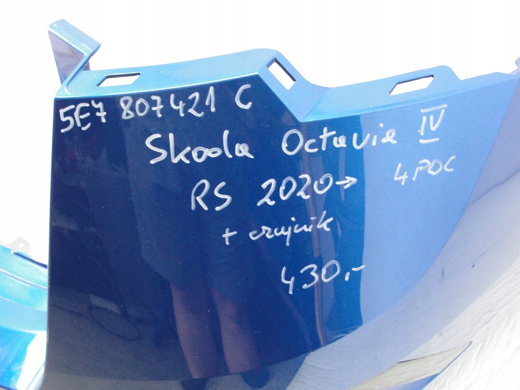 фото №14, Бампер задняя skoda octavia iv rs kombi 2020- 4 pdc 5e7807421c