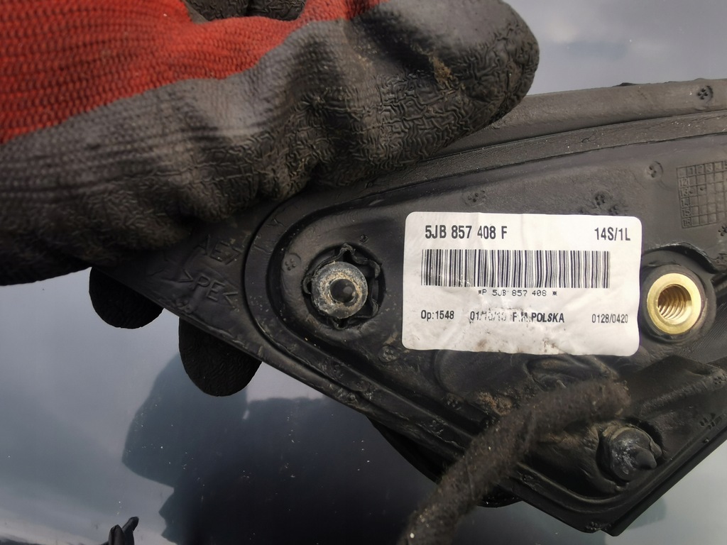 фото №4, Дзеркало зовнішнє праве skoda rapid 5jb857408f