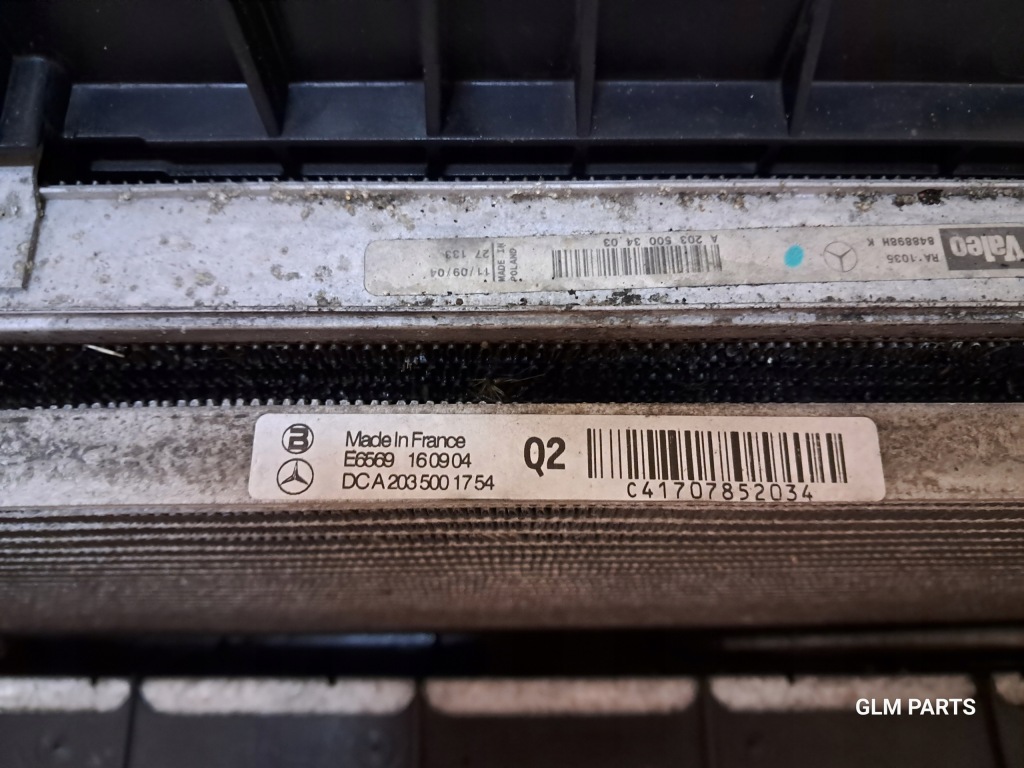 Mercedes-benz slk r171 1.8 ремінь передній радіатор вентилятор комплект Ціна