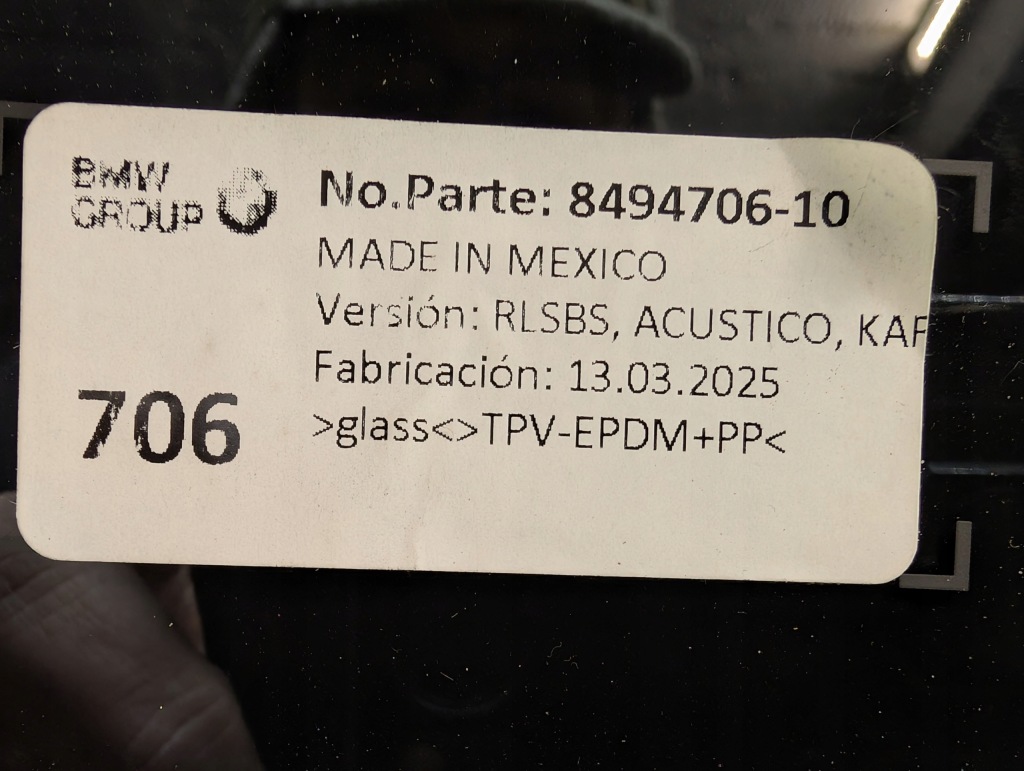 Стекло передняя лобовое bmw 2 g42 8494706 Оригинал