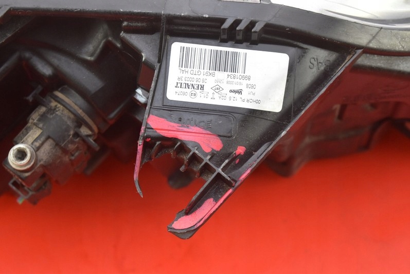 фото №7, Фара левый лампа перед линза eu 260600033r renault laguna 3 iii