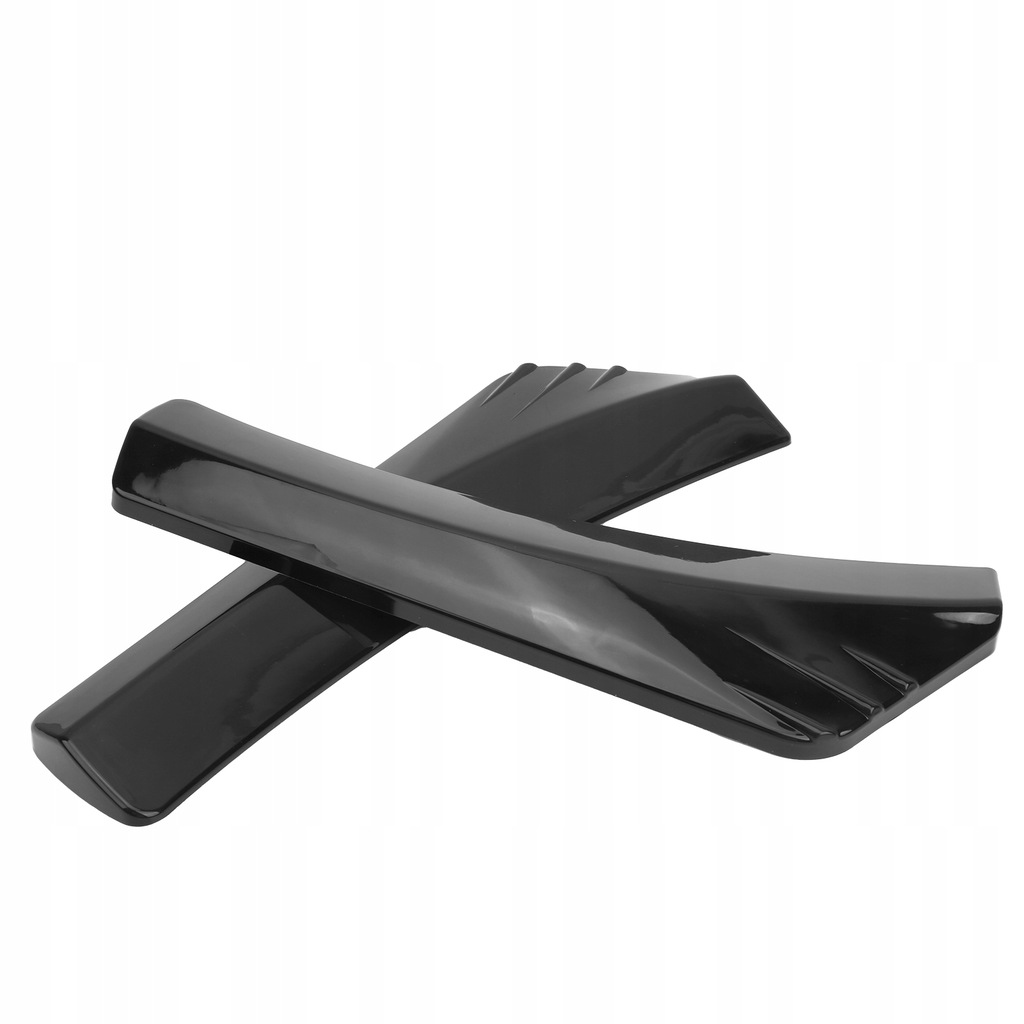 фото №6, 2 szt. блискучий чорний бампер дифузор спліттер