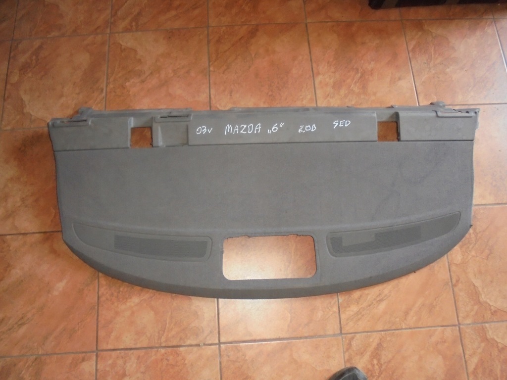 фото №1, Полиця задня багажника mazda 6 03' 2.0b sedan