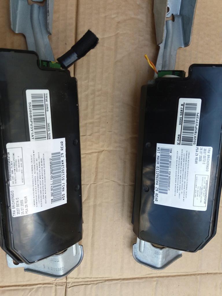 фото №3, Подушка подушка безпеки сидіння задня l/r peugeot 607 lift