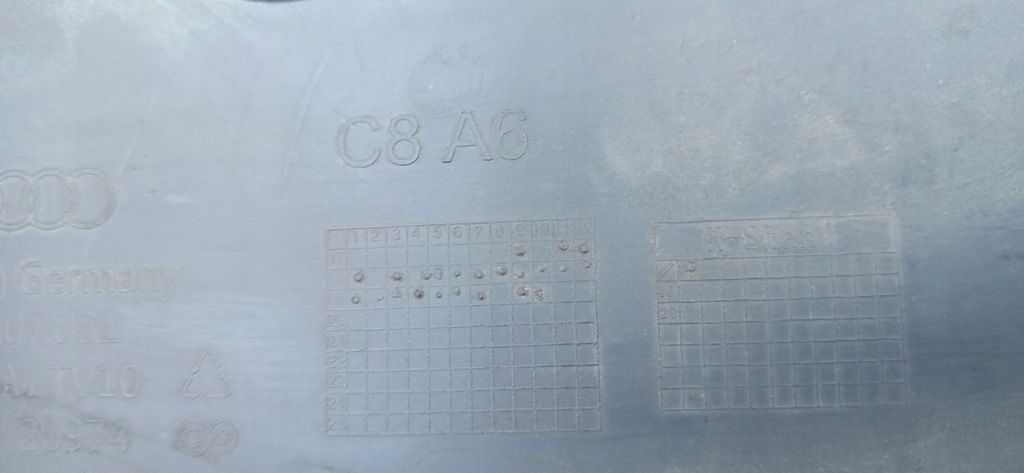 фото №8, Audi a6 c8 2017- накладка защита поперечина перед 4k0807081