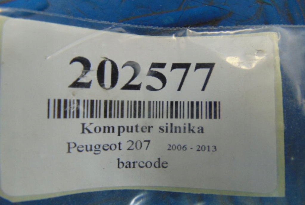 фото №8, Peugeot 207 1.6 16v бортовий комп'ютер двигуна 0261s04008