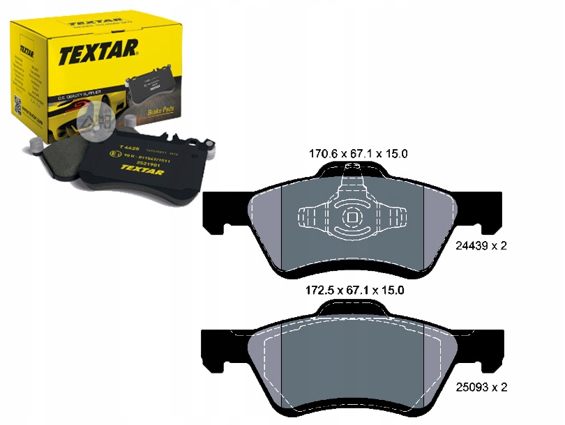 фото №4, Гальмівні колодки ham. ford maverick 01-