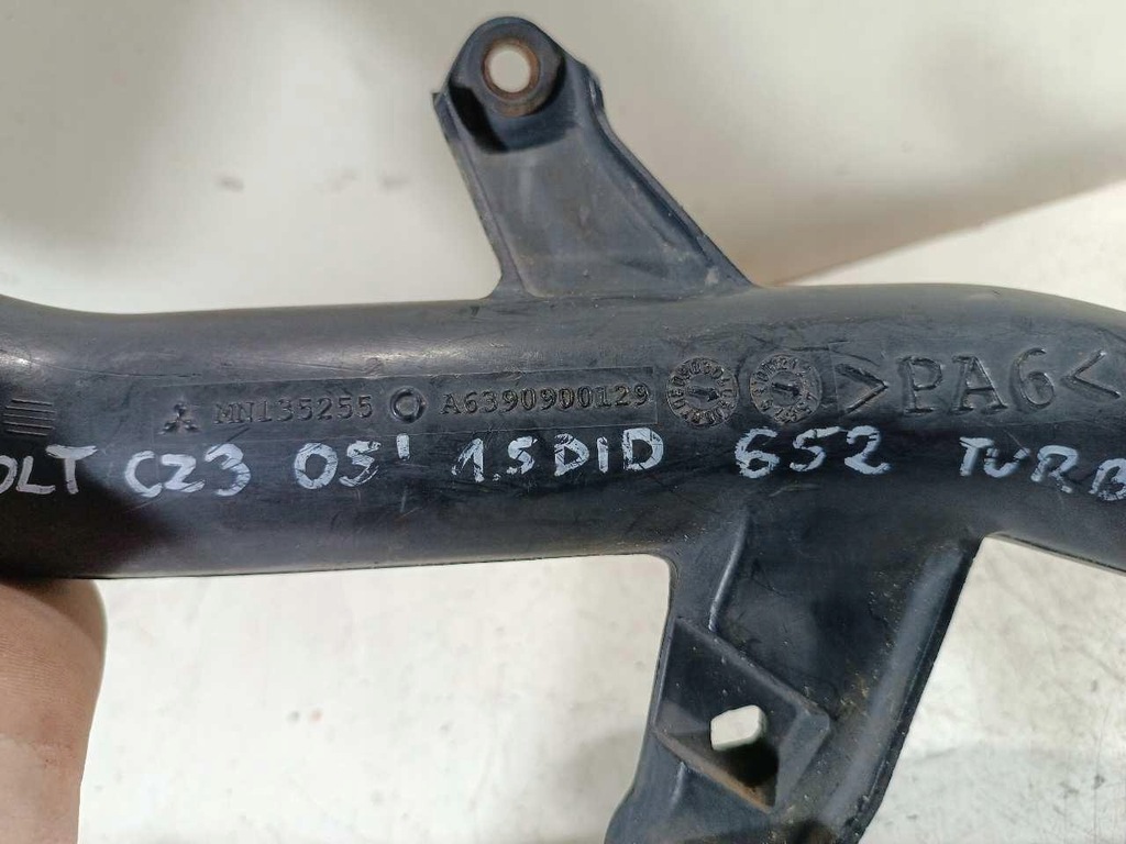фото №7, Wąż труба turbo турбины mitsubishi colt cz3 1.5 did a6390900129
