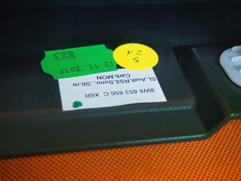 фото №16, Audi rs5 8w8 накладка порог карбон nowa pr lx6r 8w8853856c