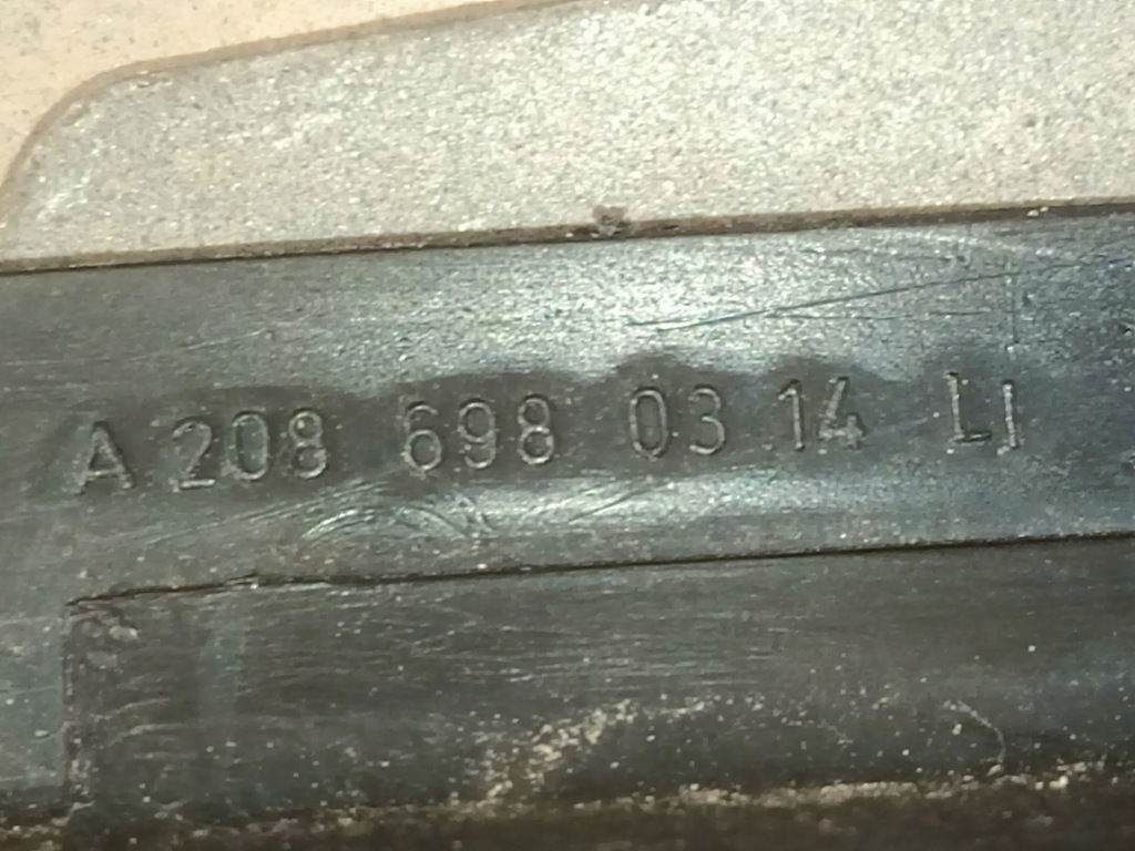 фото №9, Защита блок двигателя левый перед mercedes clk w208 c208 coupe k189 a2086980314