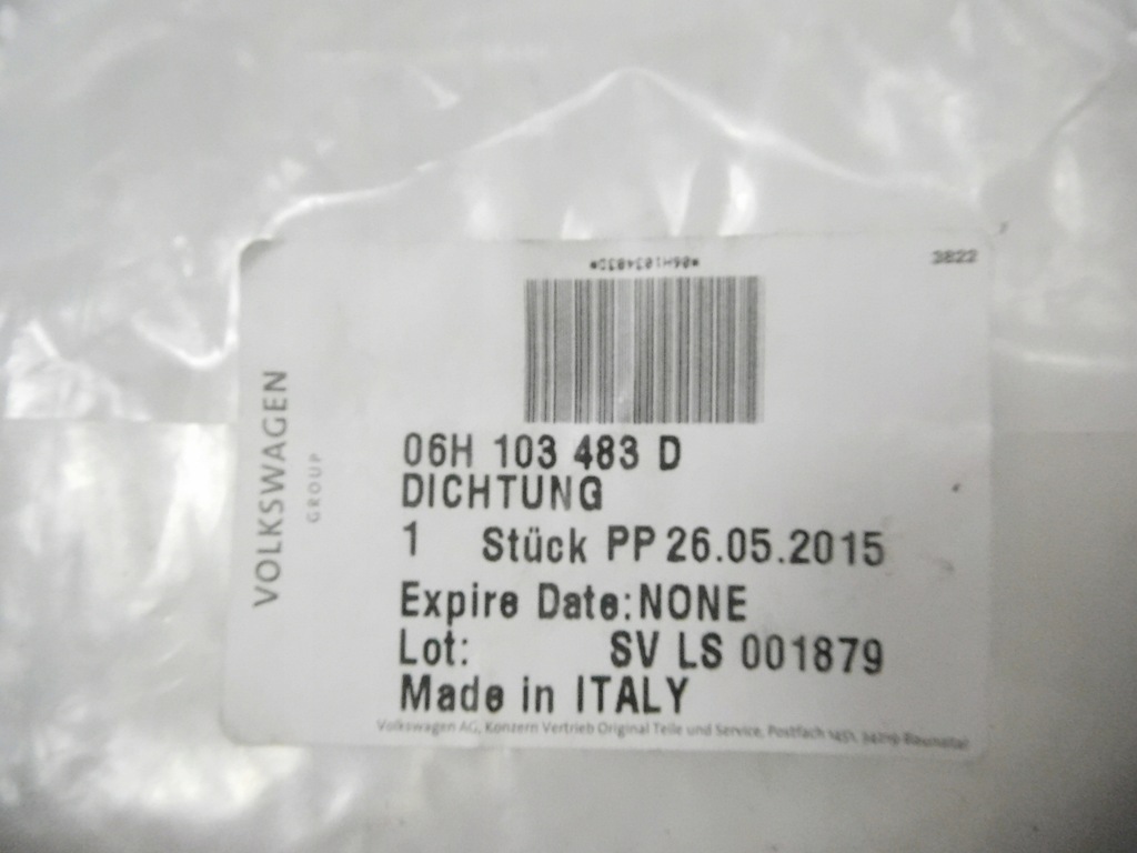 фото №8, Прокладка крышка. привода распределительного вала прокладка крышки привода распределительного вала golf