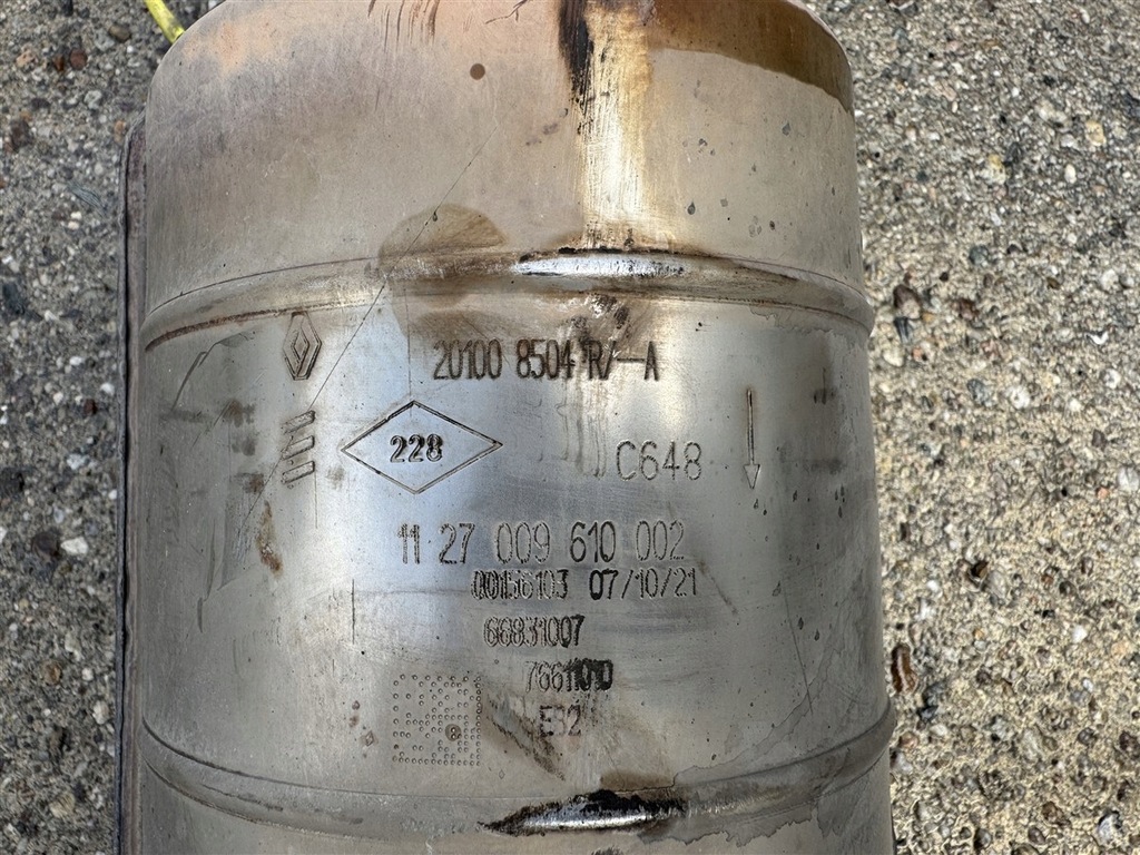 фото №12, Катализатор dpf fap датчик 2.3 dci renault master iv 4 fwd adblue 19-21 rok