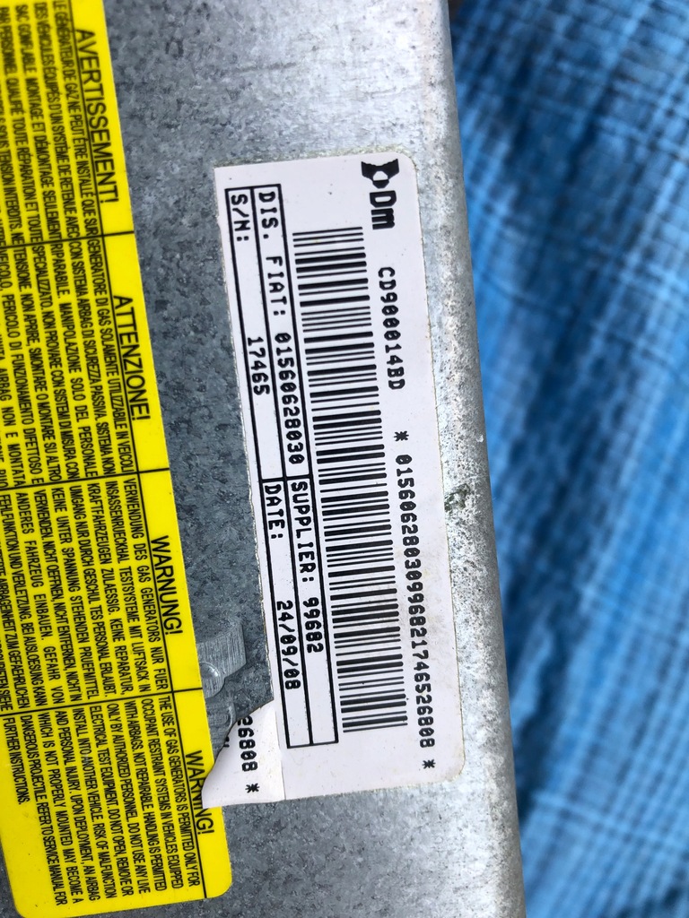 фото №3, Подушка безпеки подушка водія колінна alfa romeo 159