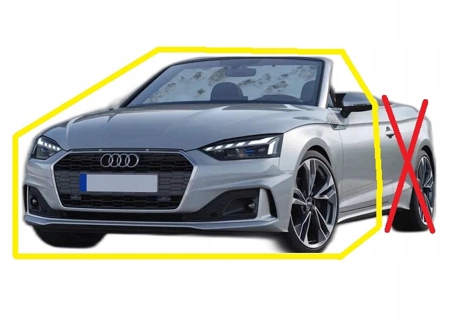 фото №1, Audi a5 8w cabrio чверть перед ліва права