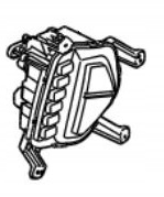 фото №1, Hyundai grand santa fe 2016-2019 протитуманна фара + drl p