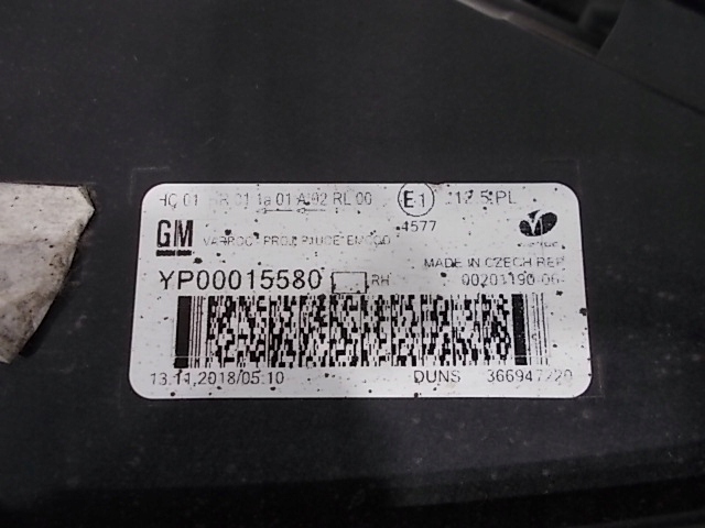 фото №11, Opel grandland x 17-22 лампа передняя правая org !