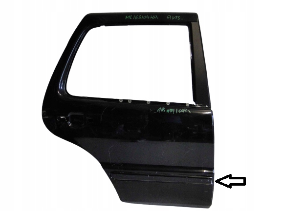 Купити Mercedes ml w163 163 рестайлінг  молдинг двері праве задні