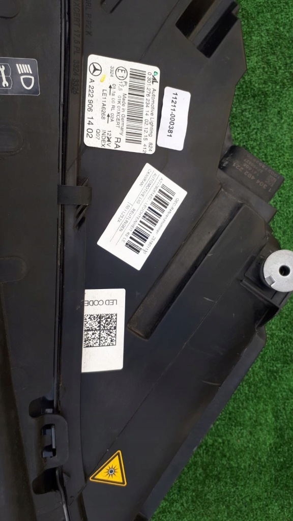 фото №6, Mercedes s-klasa w222 full led лампа передня