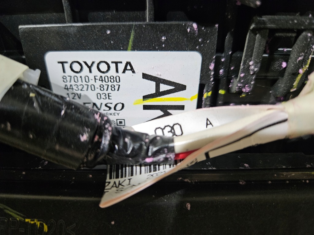 фото №9, Toyota c-hr chr отопитель блок управления