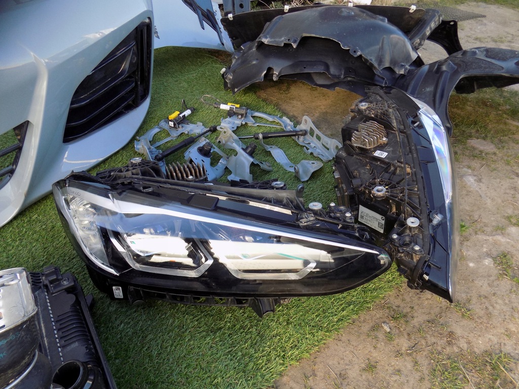 фото №8, Kompletny перед do bmw 4 g26 капот бампер крила радар pas радіатор