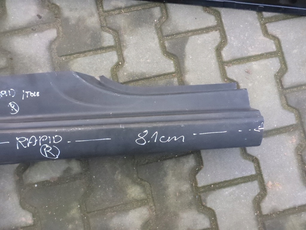 фото №2, Skoda rapid 5j toledo левый порог оригинал новый