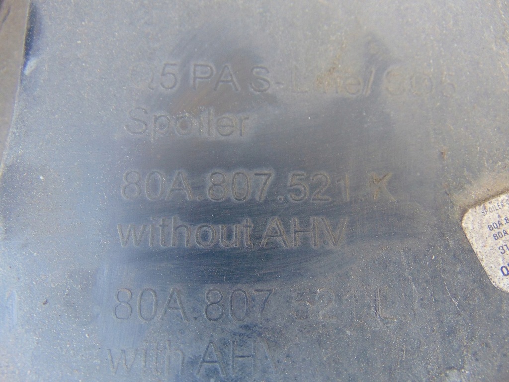 фото №13, Накладка бампера задняя диффузор audi sq5 q5 ii s-line 80a807521k