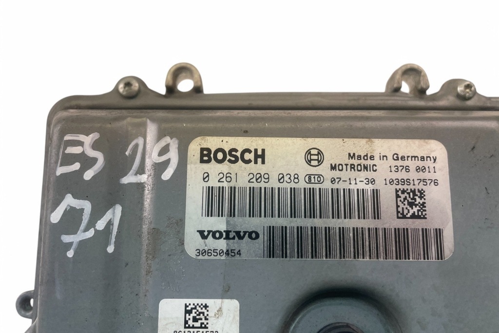 фото №8, Блок управляющий двигателя ecu volvo c70 ii cabrio 30650454 2006