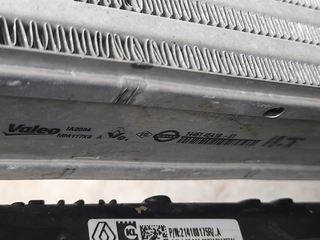 Megane iv 1.5dci радиатор вентилятор комплект . с Разборки