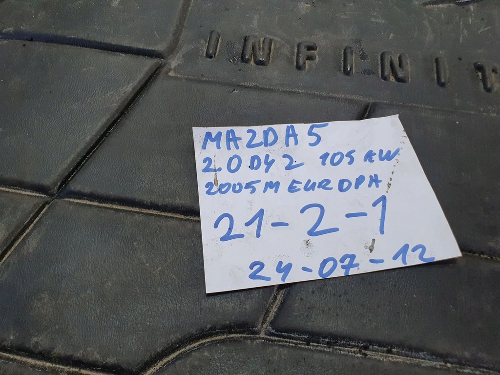 фото №9, Mazda 5 2005 защита ремень / цепи распределительного вала