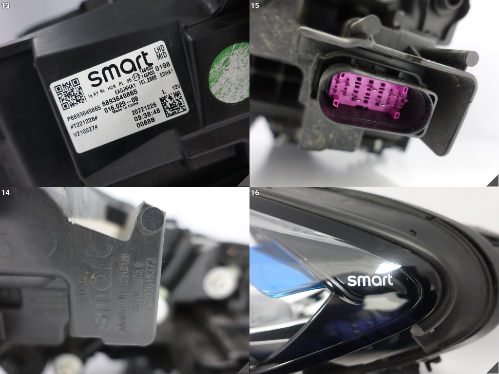 Smart #1 22- лампа cybers parks full led niebieska левая перед europa Недорого