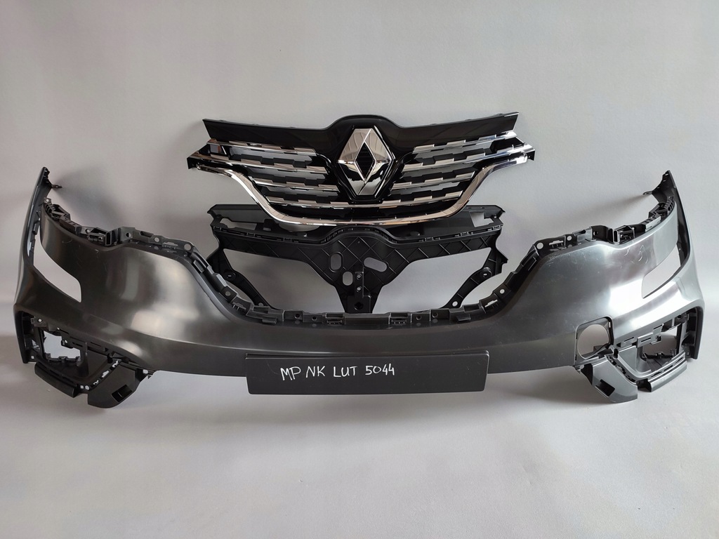 фото №1, Renault koleos ii lift бампер передній решітка радіатора підсилювач новий оригінал