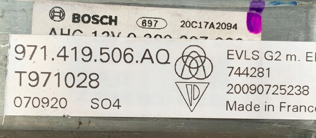 фото №8, Porsche panamera 4 971 2.9 v6 e-hybrid колонка рулевая 971419506aq