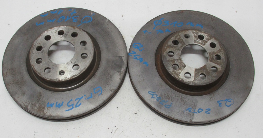 фото №1, Audi q3 11r тормозные диски тормозные перед комплект