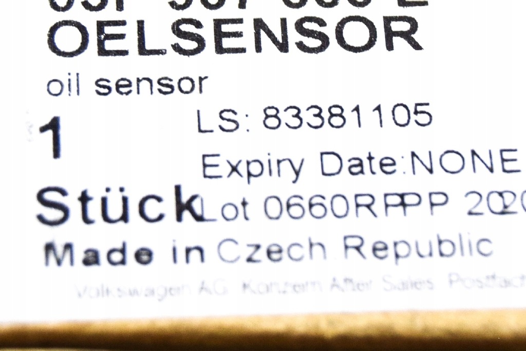 фото №8, Vw golf mk7 gti датчик уровня масла 06k907637b 2016
