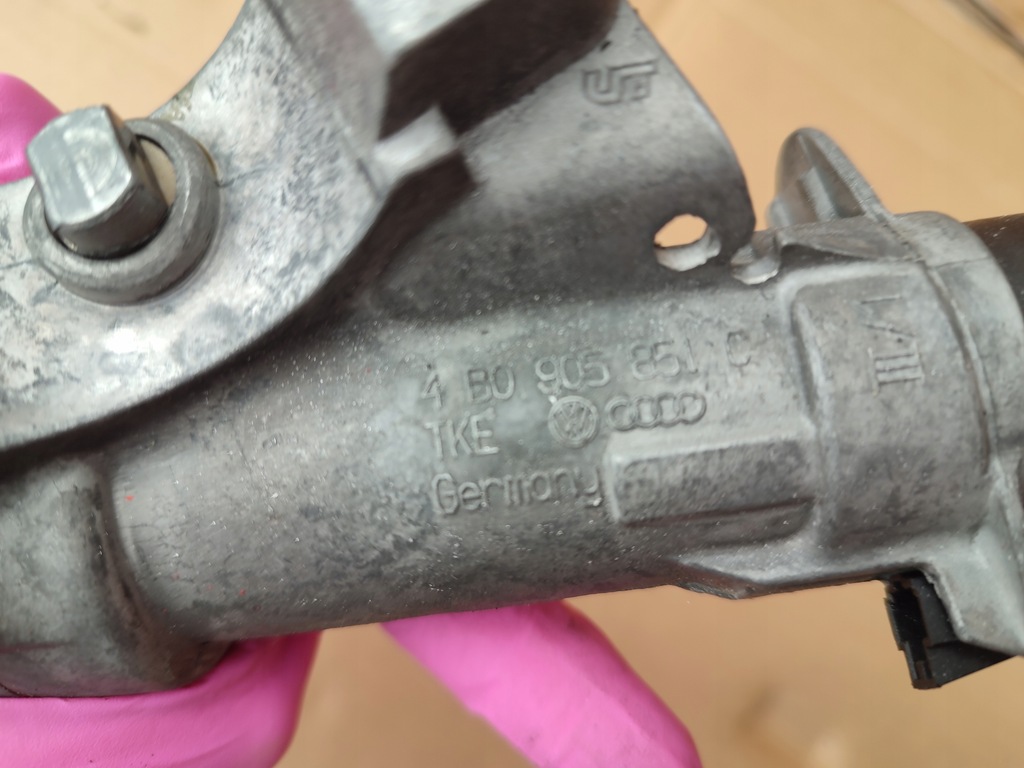 фото №6, Замок зажигания + ключ audi a4 b6 4b0905851c europa оригинал