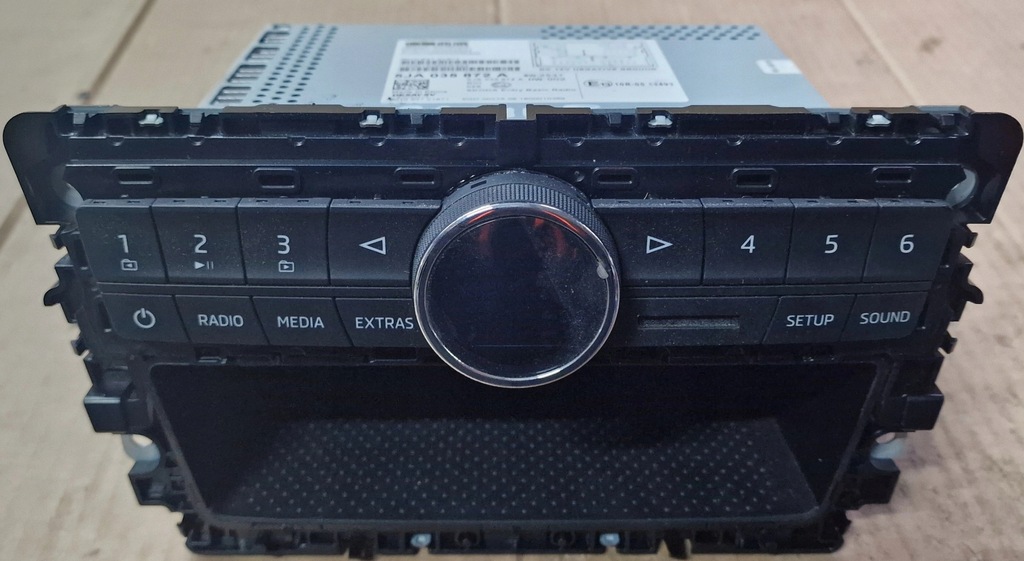 фото №1, Радіо skoda rapid ii 5ja035872a 12-
