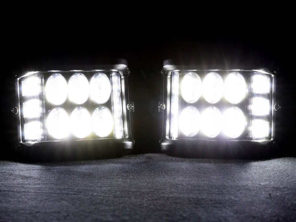 фото №6, 2x лампа рабочая led противотуманная фара подсветка zakręt