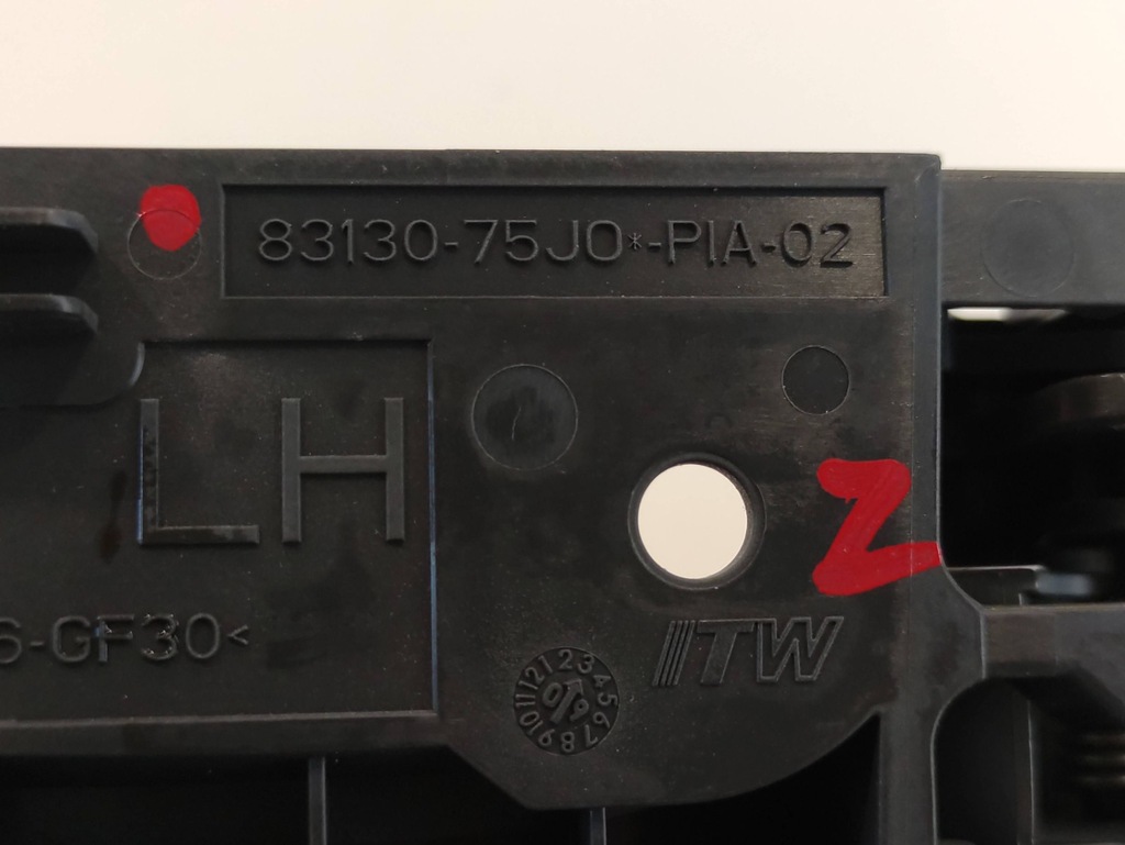 фото №5, Suzuki alto ручка внутренняя дверь левый задняя 8313075j0